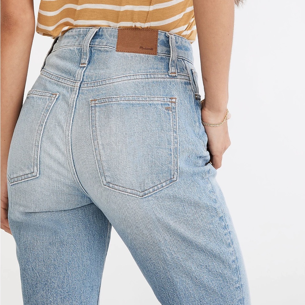 The Curvy Perfect Vintage Jean in Coney Wash: Destroyed Edition MADEWELL